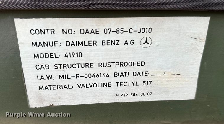 image for item EJ0304 Freightliner Unimog FLU419 emplacement excavator