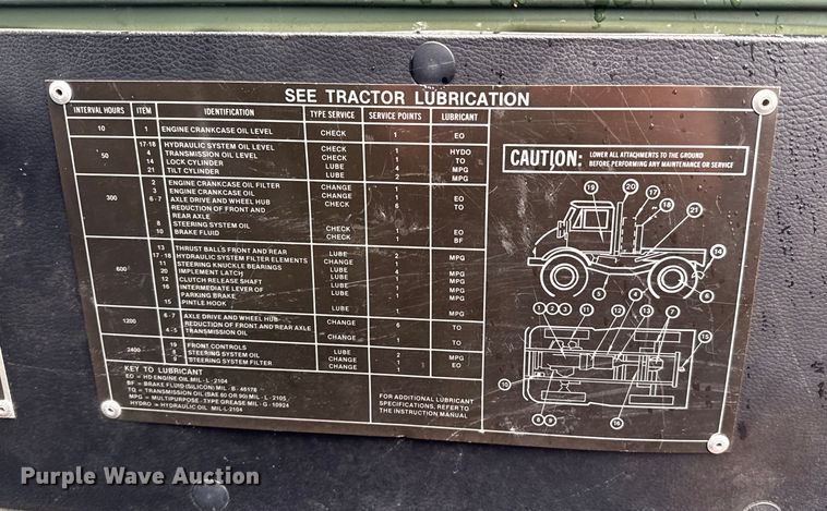 image for item EJ0304 Freightliner Unimog FLU419 emplacement excavator