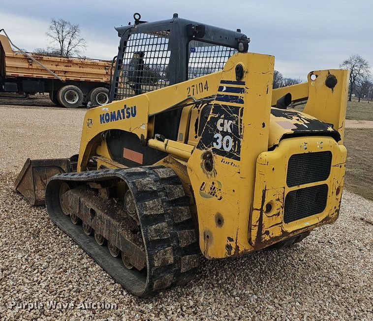 image for item EJ5923 2007 Komatsu  CK30-1 tracked skid steer loader