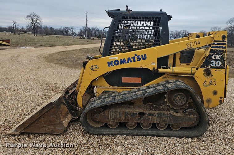 image for item EJ5923 2007 Komatsu  CK30-1 tracked skid steer loader