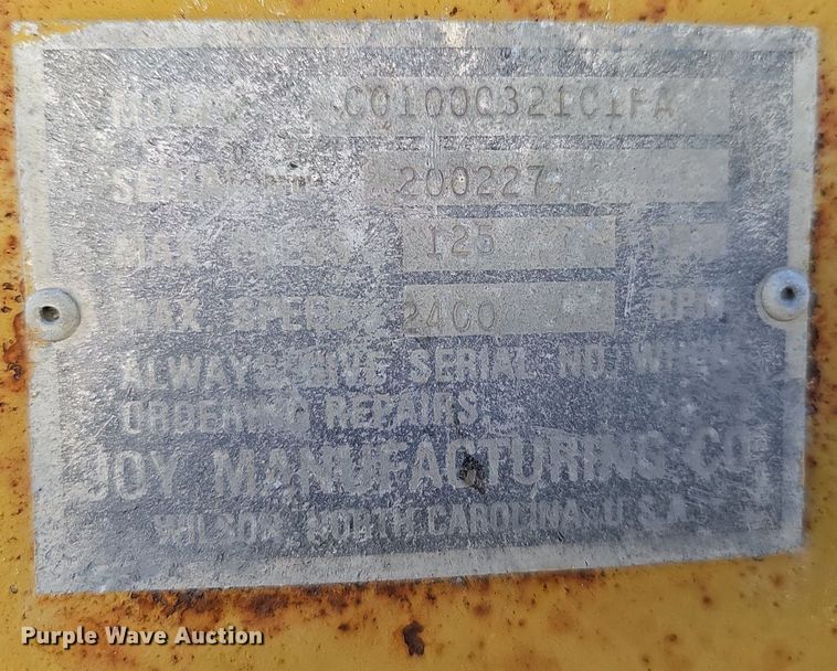 image for item EJ5930 Joy 100 air compressor