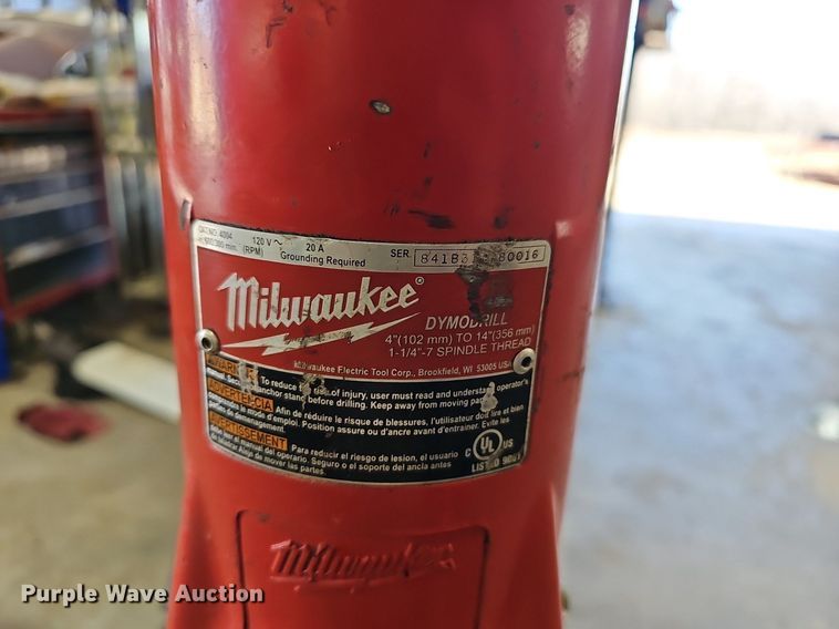 image for item EJ5943 Milwaukee  Dymoll Drill core drill