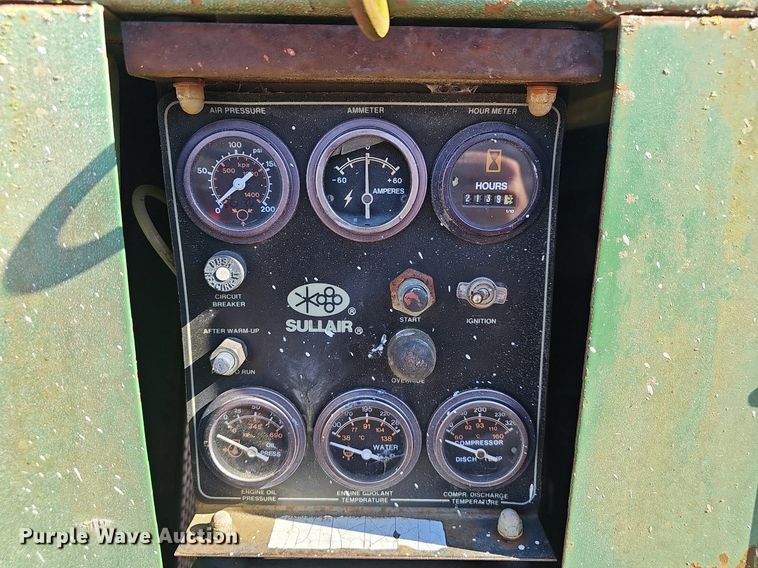 image for item EJ5947 1993 Sullair  375DPQ-JD air compressor