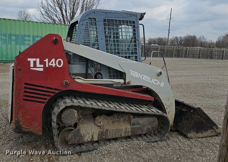 image for item EJ6069 2007 Takeuchi  TL140 tracked skid steer loader