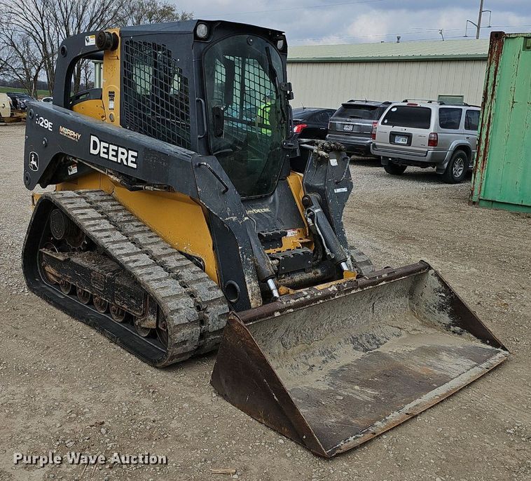 image for item EJ6071 2015 John Deere 329E tracked skid steer loader