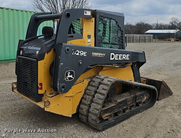 image for item EJ6071 2015 John Deere 329E tracked skid steer loader