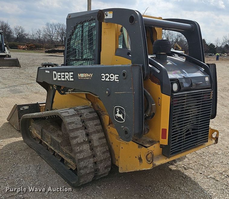 image for item EJ6071 2015 John Deere 329E tracked skid steer loader