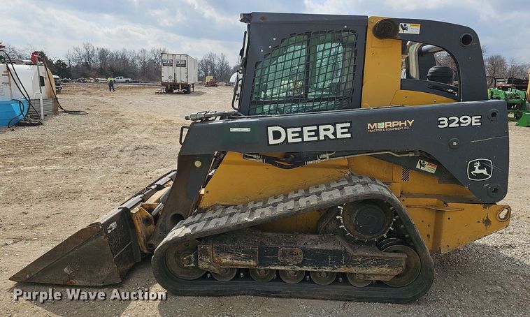 image for item EJ6071 2015 John Deere 329E tracked skid steer loader