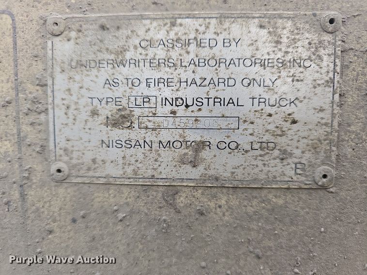 image for item EJ6075 Nissan  CPJ2A25PV forklift