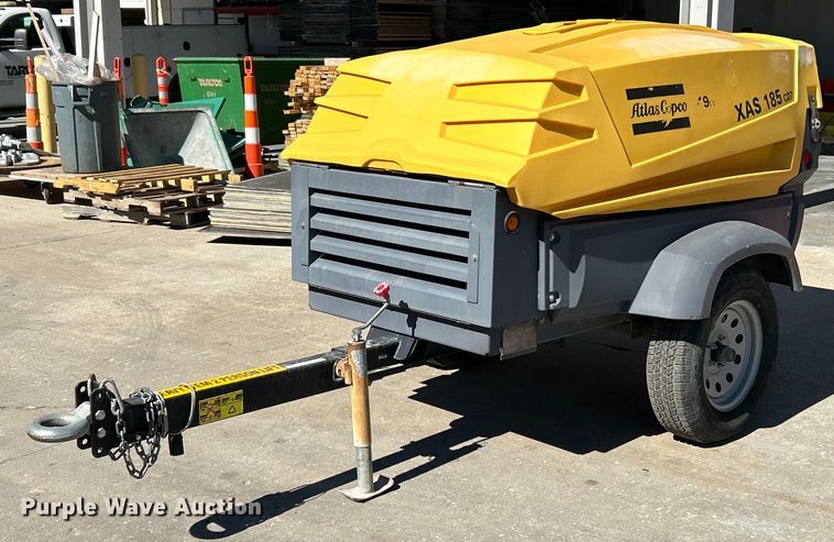 image for item EK4151 2016 Atlas Copco XAS 185 CD7 air compressor