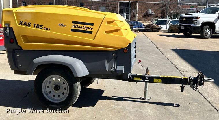 image for item EK4151 2016 Atlas Copco XAS 185 CD7 air compressor