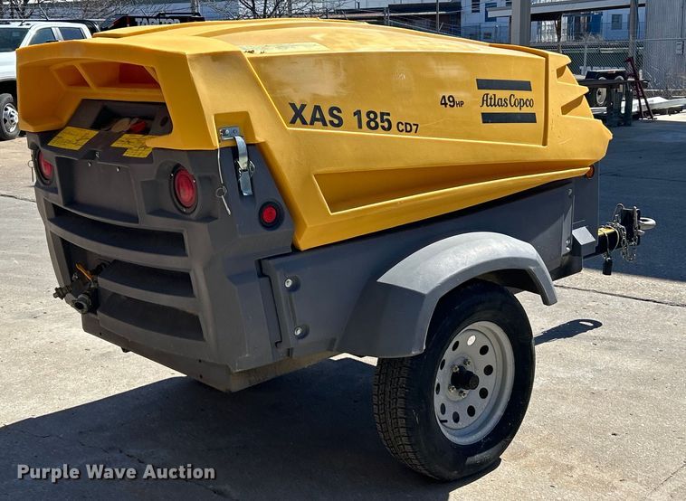 image for item EK4151 2016 Atlas Copco XAS 185 CD7 air compressor