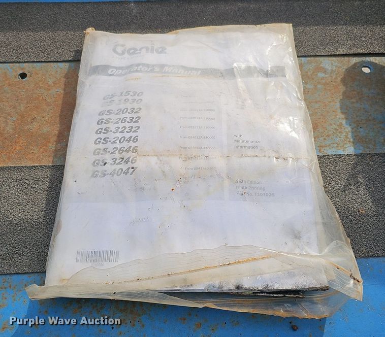 image for item IO9862 Genie 1930 scissor lift