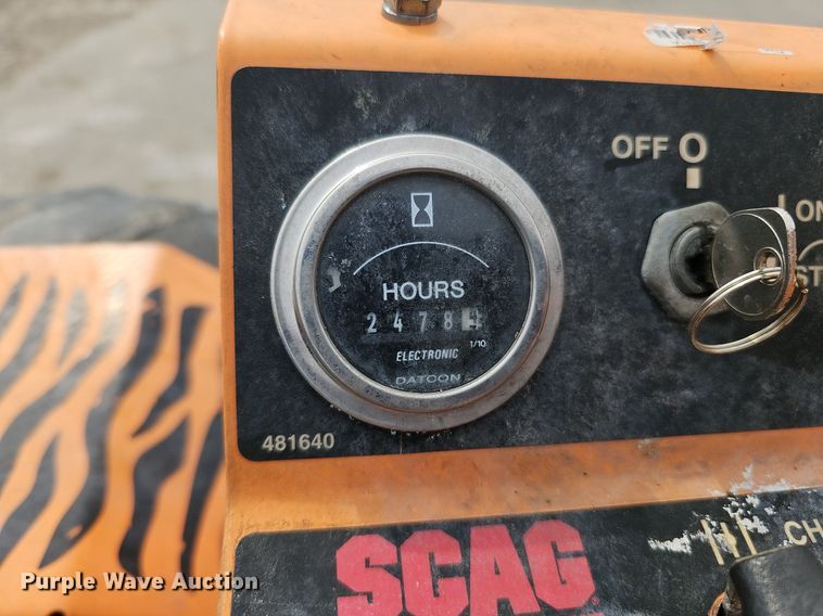 image for item IO9867 Scag STT61A-25CH ZTR lawn mower