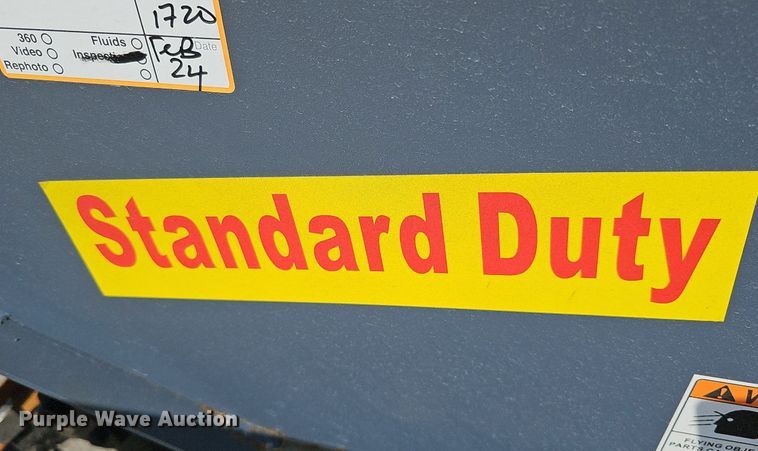 image for item IO9875 2024 Handy Attachments HSSG27 skid steer stump grinder