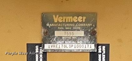 image for item KV9804 1993 Vermeer T555 trencher