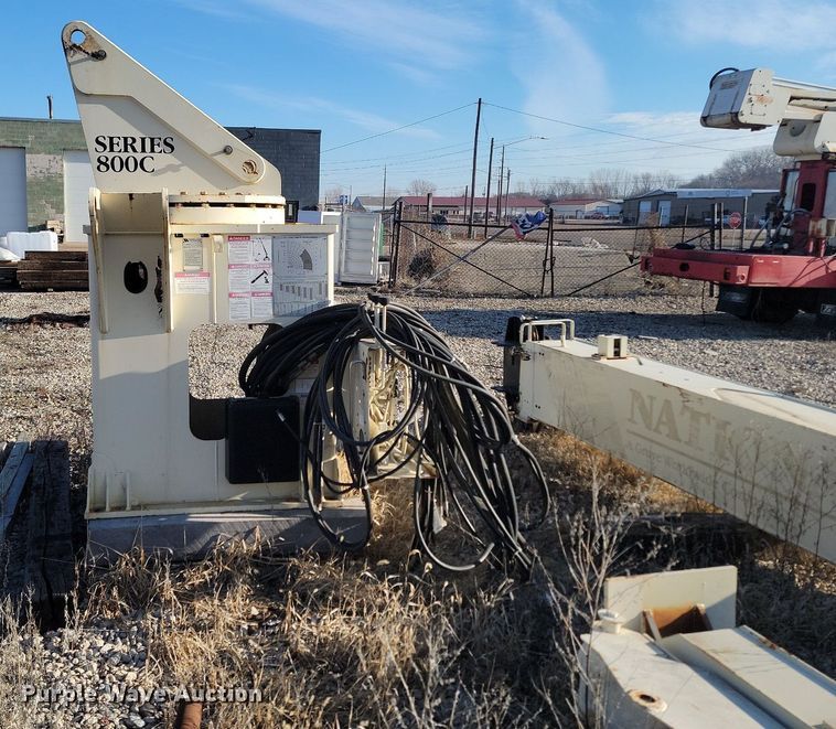 image for item LA9683 National Crane Corporation  Series 800C truck mounted crane