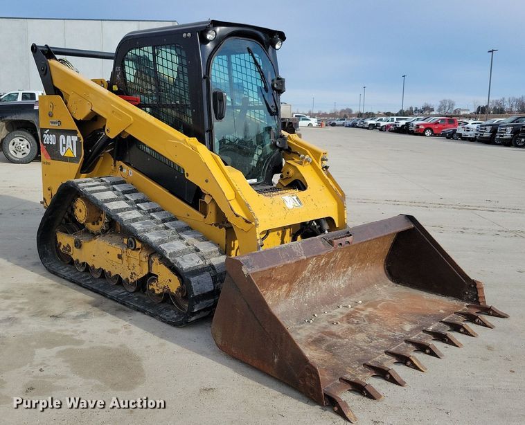 image for item LC9832 2018 Caterpillar 289D tracked skid steer loader