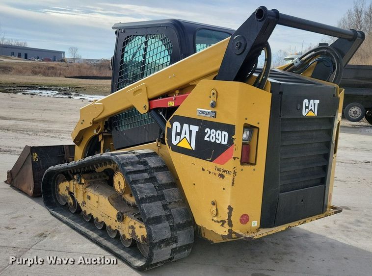 image for item LC9832 2018 Caterpillar 289D tracked skid steer loader