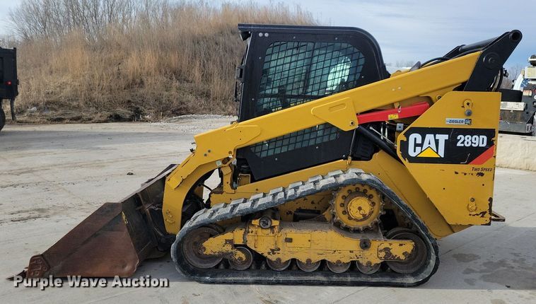 image for item LC9832 2018 Caterpillar 289D tracked skid steer loader