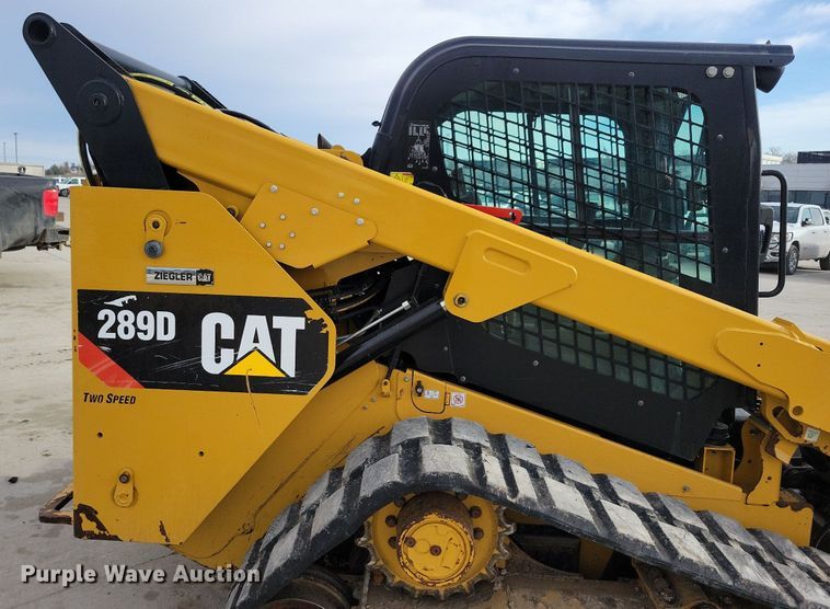image for item LC9832 2018 Caterpillar 289D tracked skid steer loader