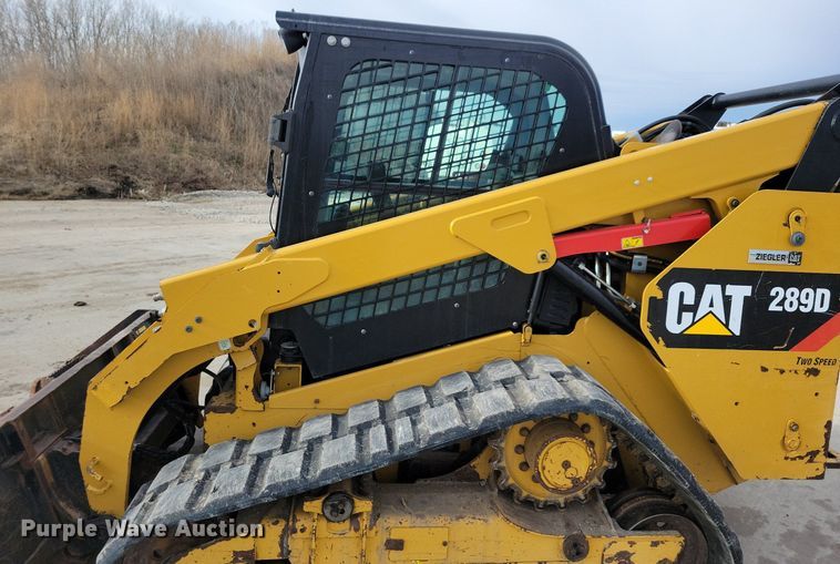 image for item LC9832 2018 Caterpillar 289D tracked skid steer loader