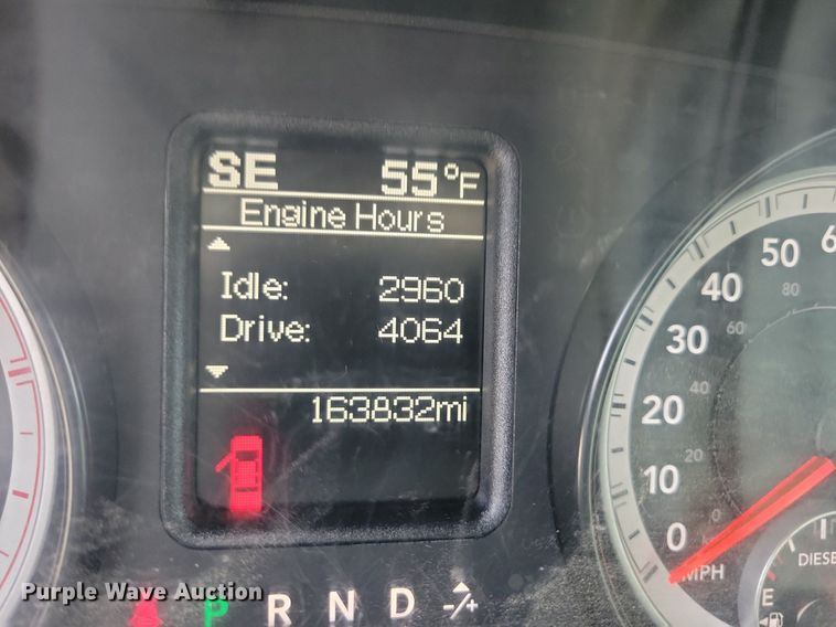 image for item LC9834 2014 Dodge Ram 5500 Crew Cab flatbed pickup truck