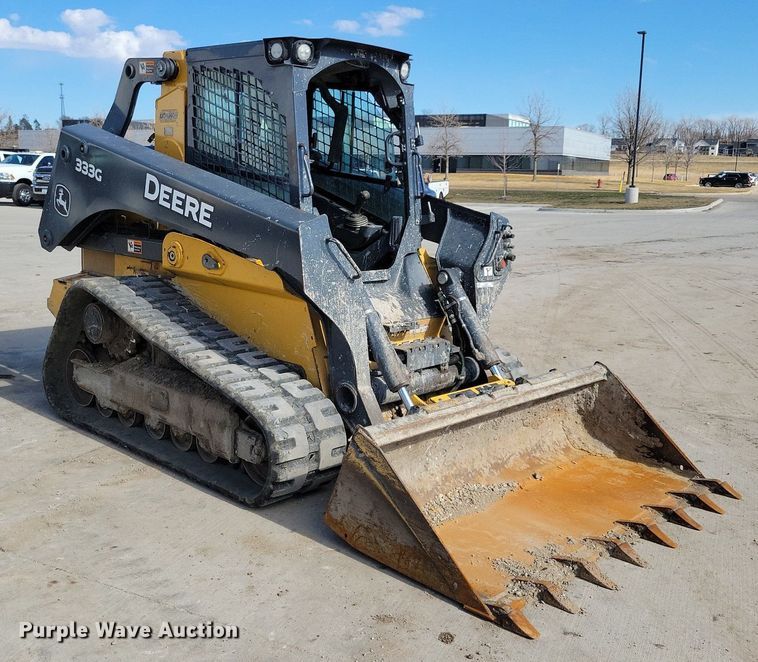 image for item LC9839 2017 John Deere 333G tracked skid steer loader