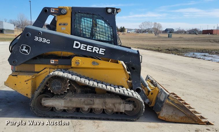 image for item LC9839 2017 John Deere 333G tracked skid steer loader