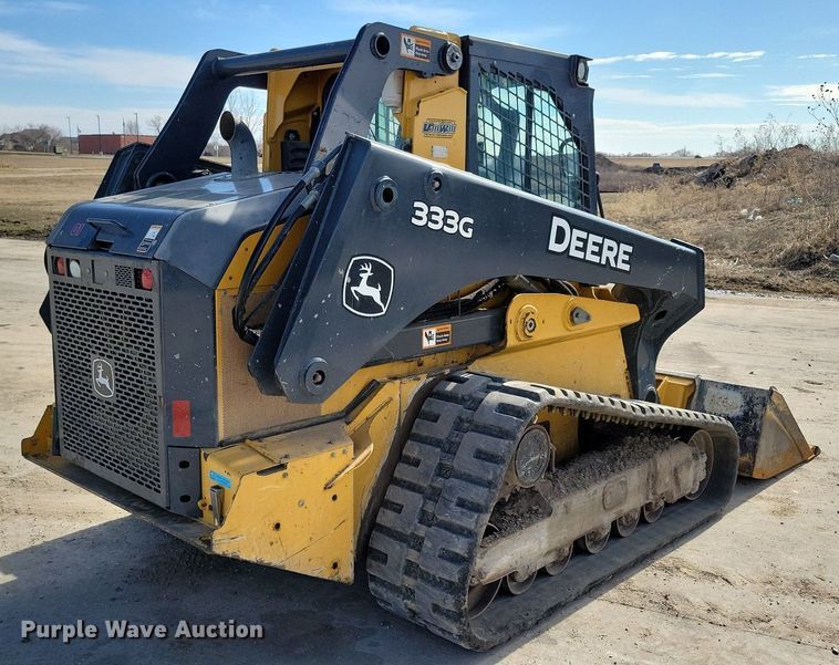 image for item LC9839 2017 John Deere 333G tracked skid steer loader