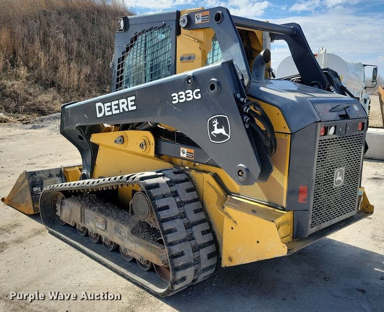 image for item LC9839 2017 John Deere 333G tracked skid steer loader