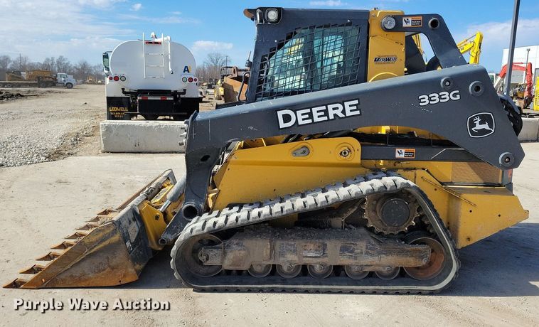 image for item LC9839 2017 John Deere 333G tracked skid steer loader