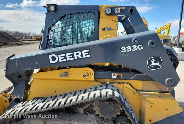image for item LC9839 2017 John Deere 333G tracked skid steer loader
