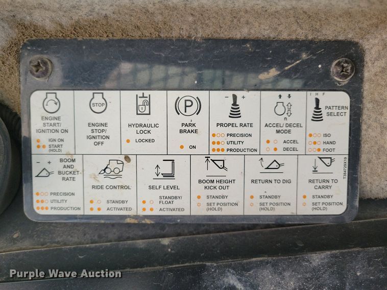 image for item LC9839 2017 John Deere 333G tracked skid steer loader