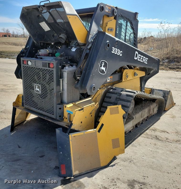 image for item LC9839 2017 John Deere 333G tracked skid steer loader
