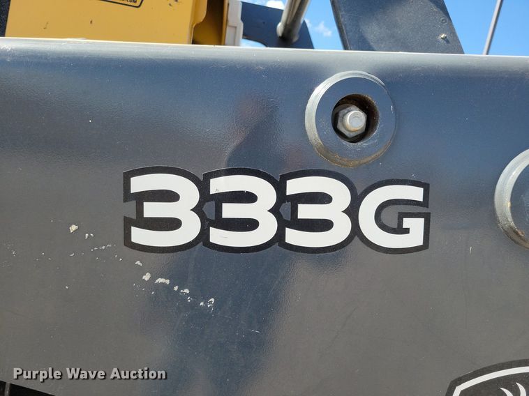 image for item LC9839 2017 John Deere 333G tracked skid steer loader