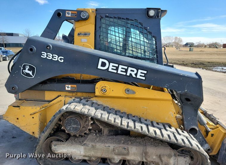 image for item LC9839 2017 John Deere 333G tracked skid steer loader