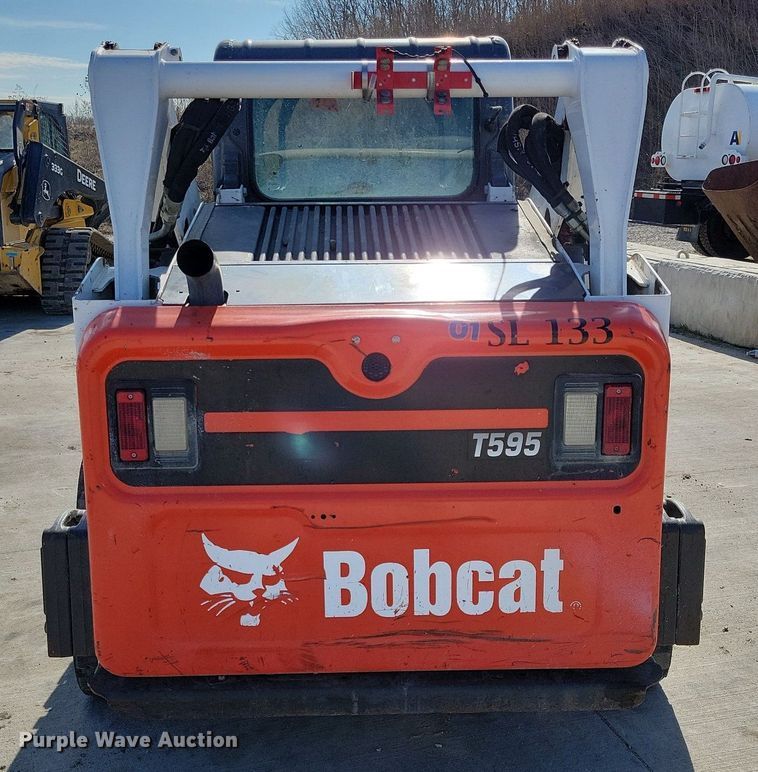 image for item LC9840 2019 Bobcat T595 tracked skid steer loader
