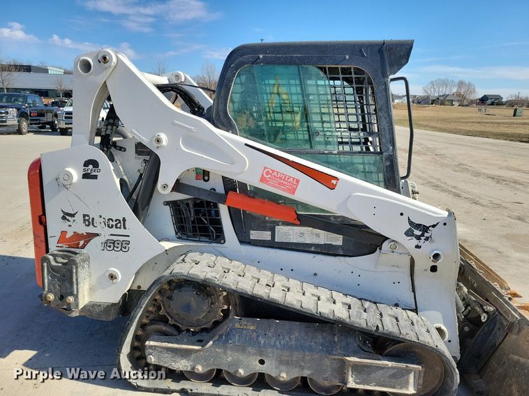 image for item LC9840 2019 Bobcat T595 tracked skid steer loader