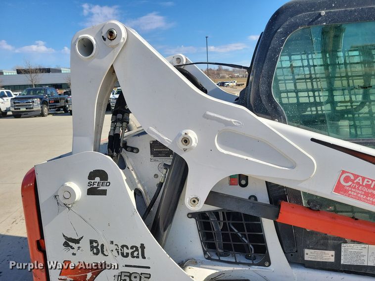 image for item LC9840 2019 Bobcat T595 tracked skid steer loader