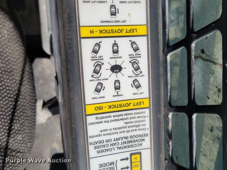 image for item LC9840 2019 Bobcat T595 tracked skid steer loader