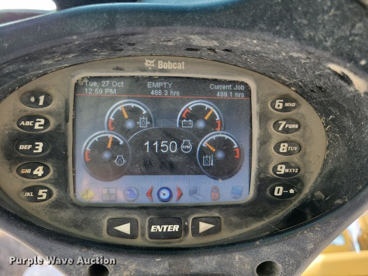 image for item LC9840 2019 Bobcat T595 tracked skid steer loader