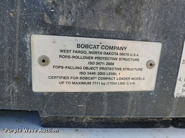 image for item LC9840 2019 Bobcat T595 tracked skid steer loader