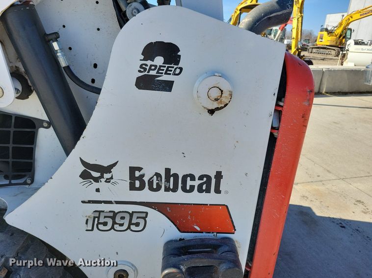 image for item LC9840 2019 Bobcat T595 tracked skid steer loader