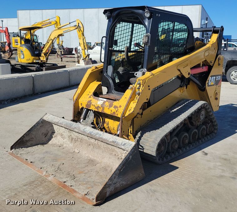 image for item LC9842 2015 Caterpillar 257D tracked skid steer loader