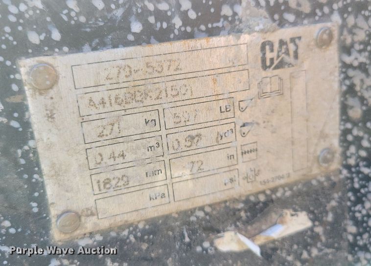 image for item LC9842 2015 Caterpillar 257D tracked skid steer loader