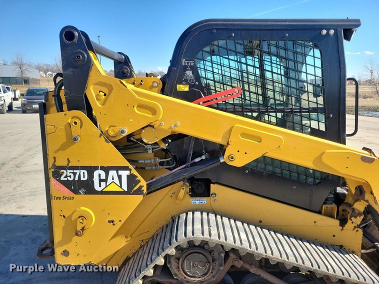 image for item LC9842 2015 Caterpillar 257D tracked skid steer loader