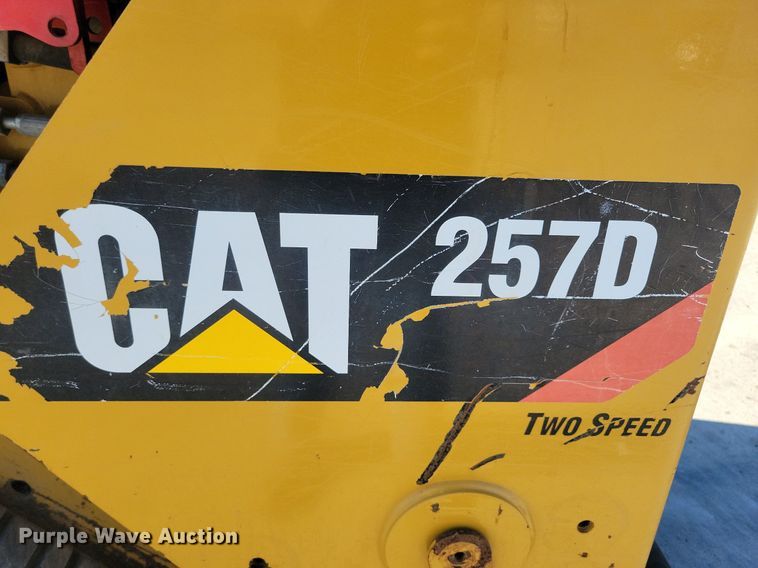 image for item LC9842 2015 Caterpillar 257D tracked skid steer loader