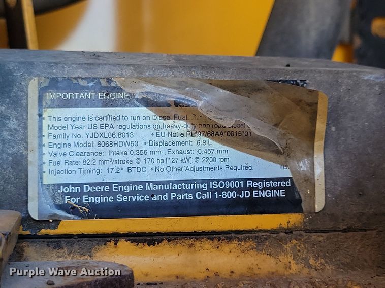 image for item LC9843 John Deere 624H wheel loader