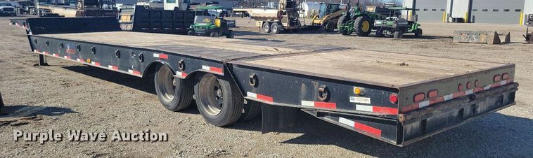 image for item LC9844 2000 Trail-Eze DHT7049 drop deck equipment trailer